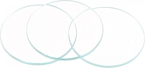 uxcell 6-Pack Watch Crystal Lens Glass 40mm Dia. Round Flat Mineral Replacement Parts for Watchmaker Repair in Saudi Arabia