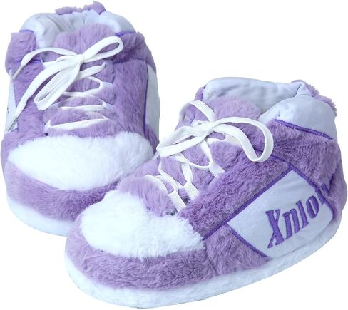 Xnlonby Slippers for Women and Men Fuzzy Fluffy Sneaker Slippers Comfy Warm Cozy House Plush Lounging Slippers Slip-on Indoor Outdoor in Saudi Arabia