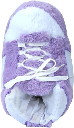 Xnlonby Slippers for Women and Men Fuzzy Fluffy Sneaker Slippers Comfy Warm Cozy House Plush Lounging Slippers Slip-on Indoor Outdoor in Saudi Arabia