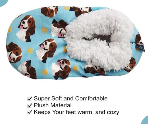 Comfies Slippers - Cozy Sherpa House Slippers for Women & Men - Indoor House Shoes - Pet Lover Gifts - Non Skid Bottom - 1 Size Fits Most - Unisex in Saudi Arabia