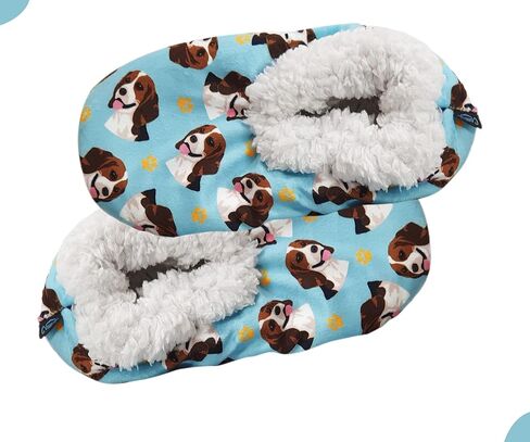 Comfies Slippers - Cozy Sherpa House Slippers for Women & Men - Indoor House Shoes - Pet Lover Gifts - Non Skid Bottom - 1 Size Fits Most - Unisex in Saudi Arabia