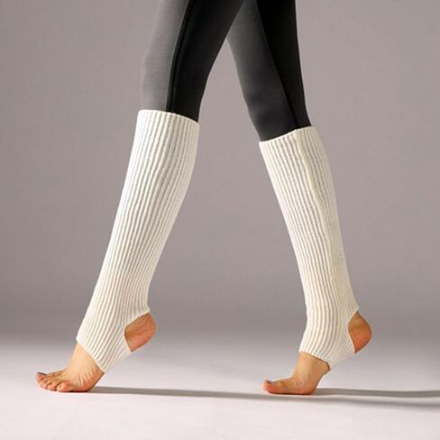جوارب JUCHYDii الأنيقة المترهلة، جوارب طويلة مضلعة بدون أصابع لليوجا والرقص والباليه in Kuwait