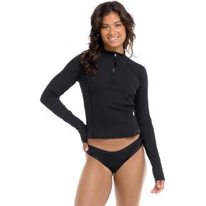 Body Glove Women's Standard Raelynn Long Sleeve Crop Top Rashguard