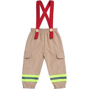 AWIBMK Baby Boys Pirate Fireman Astronaut Costume Suspenders Long Pants Role Play Halloween Cosplay Dress Up Party Outfits in Saudi Arabia
