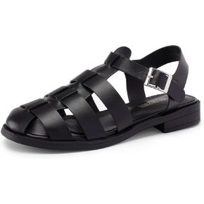 DREAM PAIRS Women's Fisherman Gladiator Woven Flat Sandals for Summer
