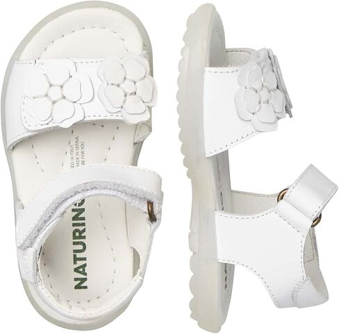 Naturino Girl's Begonia (Toddler/Little Kid) White EU 28 (US 11 Little Kid) M in Saudi Arabia