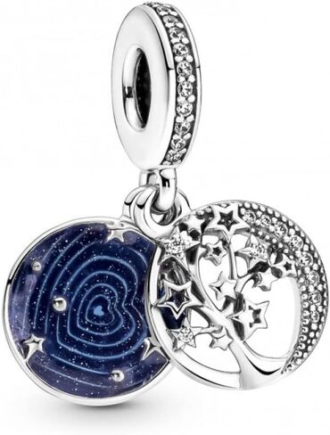 Pandora Double Dangle Tree & Galaxy Moon Charm 799645C01 in Saudi Arabia