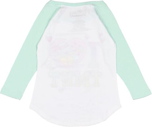 Teenage Mutant Ninja Turtles Girls' I Love TMNT Kids Raglan Tee Shirt in Saudi Arabia