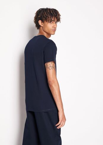 A｜X ARMANI EXCHANGE Men's Slim Fit Crew Neck Cotton Jersey City Graphic Tee in Saudi Arabia