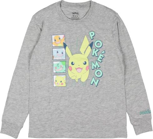 تي شيرت لعبة بطاقات البوكيمون شخصيات الفتاة باستيل بيكاتشو تي شيرت Crewneck in Kuwait