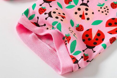 Little Hand Toddler Baby Girls Pajamas Kids Short Sets Cotton Pjs Sleepwear Summer Clothes 2-7 Years in Kuwait