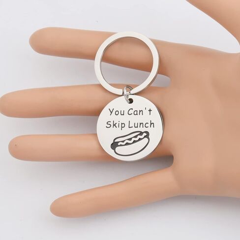 HOLLP Hot Dog Gift Easter Gift You Can’t Skip Lunch Keychain for Fans in Saudi Arabia