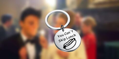 HOLLP Hot Dog Gift Easter Gift You Can’t Skip Lunch Keychain for Fans in Saudi Arabia