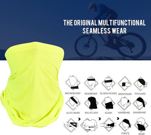 Hyperspace Neck Gaiter Face Mask Reusable, Summer UV Protection Scarf Balaclava Breathable Face Cover Scarf for Men & Women in Kuwait