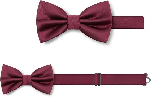 iHomor 100% Silk Mens Bow tie Bowtie Tuxedo Wedding Solid Color Formal Bow Ties for Man in Saudi Arabia