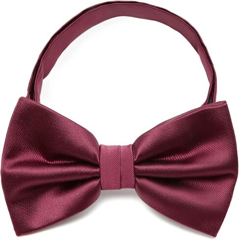 iHomor 100% Silk Mens Bow tie Bowtie Tuxedo Wedding Solid Color Formal Bow Ties for Man in Saudi Arabia
