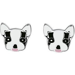 Bee Earrings, Penguin Gifts, Lady Bug Earrings, Dog Studs, 925 Sterling Silver Animal Stud Earrings for Women/Girls - Penguin Earrings Studs Jewelry, Lady Bug Studs - Bumble Bee Gifts in Kuwait