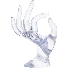 Ring Holder for Jewelry, Y2k Pink Room Decor Aesthetic, Preppy Room Decor, Hand Shape Jewelry Holder, Gifts for Women Girls (Black) in Saudi Arabia