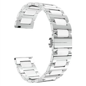 BINLUN Replacement Watch Band Stainless Steel Ceramic Watch Bracelet Polished Strap 12mm/14mm/16mm/18mm/20mm/22mm with Butterfly Buckle 6 Colors in Saudi Arabia