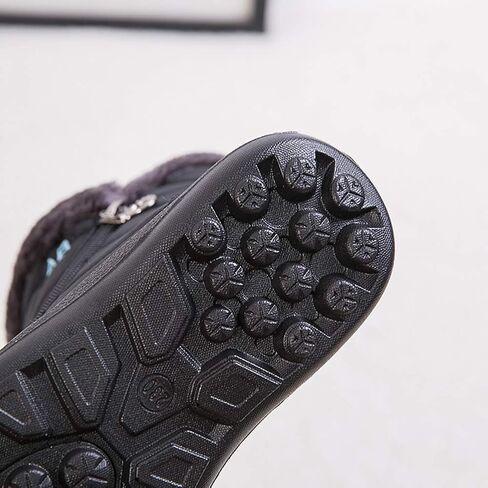 XIANV Womens Snow Boots Winter Anti-Slip Waterproof Ankle Warm Fur Lined House Shoes in Kuwait