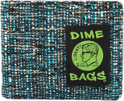 DIME BAGS Bi-Fold Hempster Wallet - Classic, Slim Bifold Design with RFID Protection (Black) in Kuwait