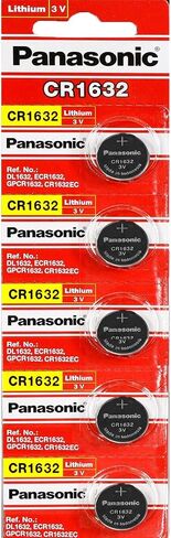10 Pack - Panasonic Battery - Cr1632 3v 3 Volt Lithium Coin Size Battery in Saudi Arabia