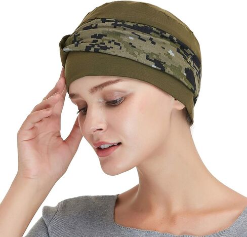 Bamboo Double Layered Comfort Beanie for Cancer Patient, Chemo Patient, Hats for Cancer Chemo Patients Women in Kuwait