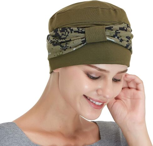 Bamboo Double Layered Comfort Beanie for Cancer Patient, Chemo Patient, Hats for Cancer Chemo Patients Women in Kuwait