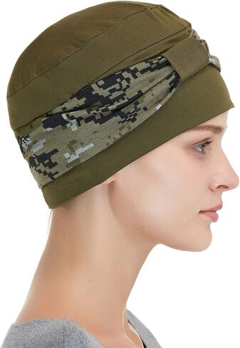 Bamboo Double Layered Comfort Beanie for Cancer Patient, Chemo Patient, Hats for Cancer Chemo Patients Women in Kuwait