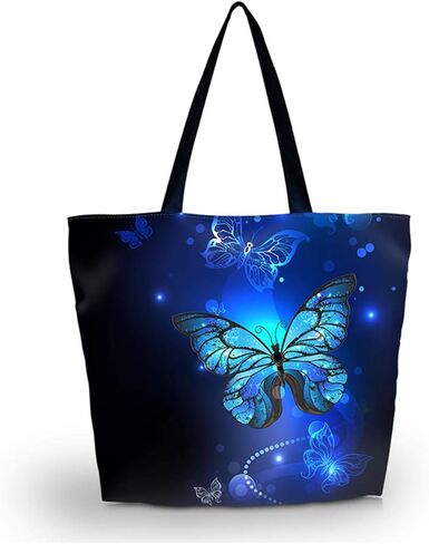 Baocool Gym Bag Beach Shopping Tote Bags Shoulder Bag,Women Men Boys Girls Travel Beach Grocery Shoulder Bag with Zipper,Reusable Gym Picnic Work Daily Use Tote Bag (Mermaid Scale) in Saudi Arabia