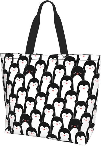 Hitamus Tote Bag for Women Men Reusable Beach Shoulder Bag Casual Handbag for Travel Shopping Grocery Work in Saudi Arabia