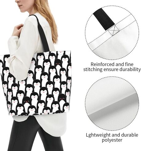 Hitamus Tote Bag for Women Men Reusable Beach Shoulder Bag Casual Handbag for Travel Shopping Grocery Work in Saudi Arabia