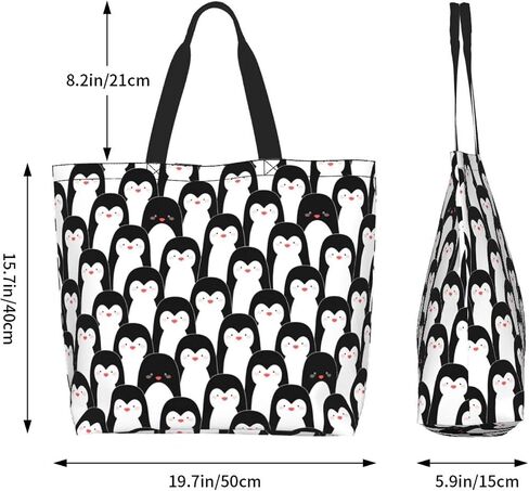 Hitamus Tote Bag for Women Men Reusable Beach Shoulder Bag Casual Handbag for Travel Shopping Grocery Work in Saudi Arabia
