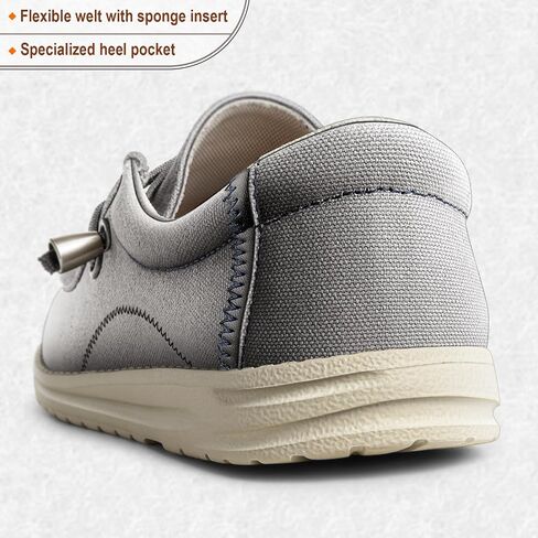KEMISANT Men Slip On Shoes, Boat Shoes Sneaker Shoes Walking Shoes for Men Women Stretch Fit Lightweight in Kuwait