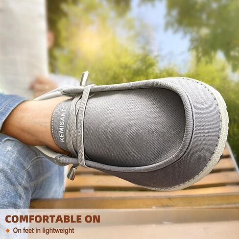 KEMISANT Men Slip On Shoes, Boat Shoes Sneaker Shoes Walking Shoes for Men Women Stretch Fit Lightweight in Kuwait