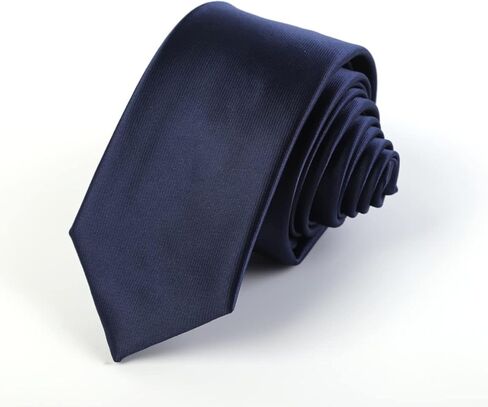 ربطات عنق رفيعة من Adulove للرجال مقاس 2.3 سم ربطة عنق رفيعة بلون موحد لحفلات الزفاف الكلاسيكية in Kuwait