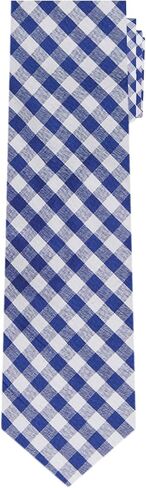 Jacob Alexander Men's Gingham Checkered Pattern Neck Tie in Kuwait