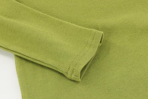 قميص Henley بأكمام طويلة للفتيات الصغيرات، بلوفر برقبة دائرية للفتيات in Kuwait