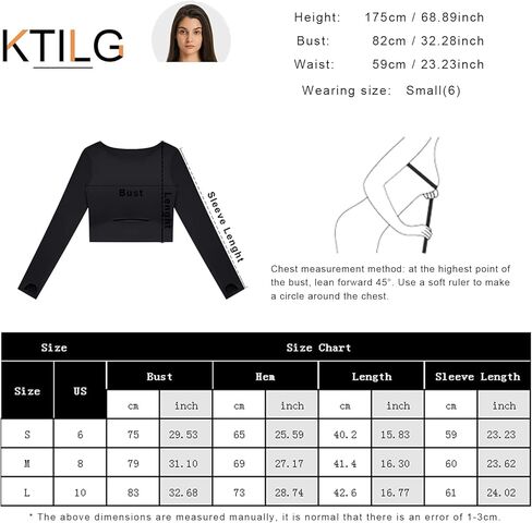 KTILG قطع علوية قصيرة الأكمام للنساء لممارسة التمارين الرياضية في صالة الألعاب الرياضية، قميص يوغا مبطن بدون خياطة مع فتحات للإبهام in Kuwait