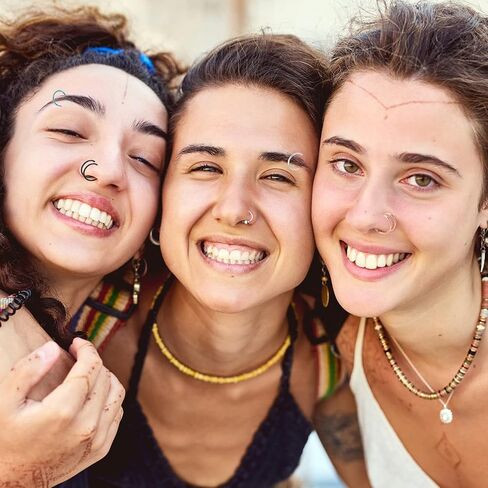 CrazyPiercing 15 قطعة من حلقات الأنف 20 جرام حلقة أنف صغيرة من الفولاذ المقاوم للصدأ حلقة أنف مزدوجة حلقة أنف لثقب واحد، مجوهرات مشبك الأنف للرجال والنساء in Kuwait