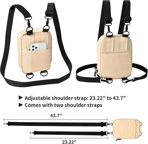 Armiwiin حقيبة كروسبودي محفظة حبال للنساء العصرية، حزم فاني متعددة الأوضاع قابلة للتحويل للنساء محفظة كروسبودي، حقيبة حزام للنساء in Kuwait