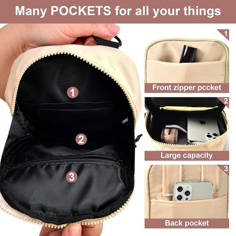 Armiwiin حقيبة كروسبودي محفظة حبال للنساء العصرية، حزم فاني متعددة الأوضاع قابلة للتحويل للنساء محفظة كروسبودي، حقيبة حزام للنساء in Kuwait