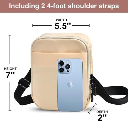 Armiwiin حقيبة كروسبودي محفظة حبال للنساء العصرية، حزم فاني متعددة الأوضاع قابلة للتحويل للنساء محفظة كروسبودي، حقيبة حزام للنساء in Kuwait