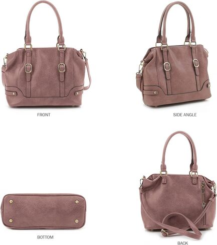 JESSIE & JAMES Elena Concealed Carry Satchel Purse Top Handle Shoulder Tote Bags For Women with Lock and Key in Kuwait