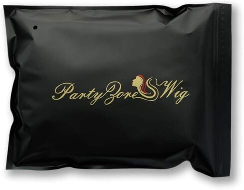 شعر مستعار طويل مجعد بني من بارتي زون للرجال، باروكات صناعية للحفلات التنكرية والحفلات التنكرية، شعر الهالوين، شعر الكريسماس (بني) in Kuwait