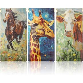 JieyueJewelry 3 قطع من حافظات النظارات الناعمة، حافظة نظارات محمولة قابلة للضغط، حافظة جلدية لنظارات القراءة للنساء والرجال in Kuwait