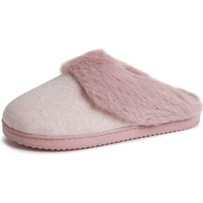 Dearfoams Women's Dahlia Rib Knit Scuff Slipper in Kuwait