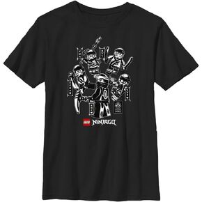 Fifth Sun Kids' Lego Ninjago Ninja Group Boys Short Sleeve Tee Shirt in Kuwait