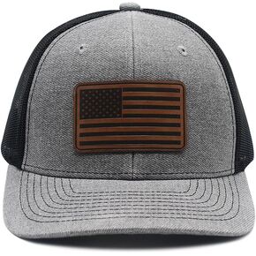 USA American Flag FAFO Leather Patch Hat Adjustable Baseball Cap Trucker Hat Stylish Unisex Hats for Women Men in Kuwait