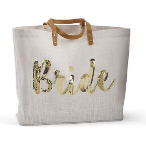Mud Pie womens Bride Gold Sequin Tote, Gold Sequin, One Size US in Saudi Arabia